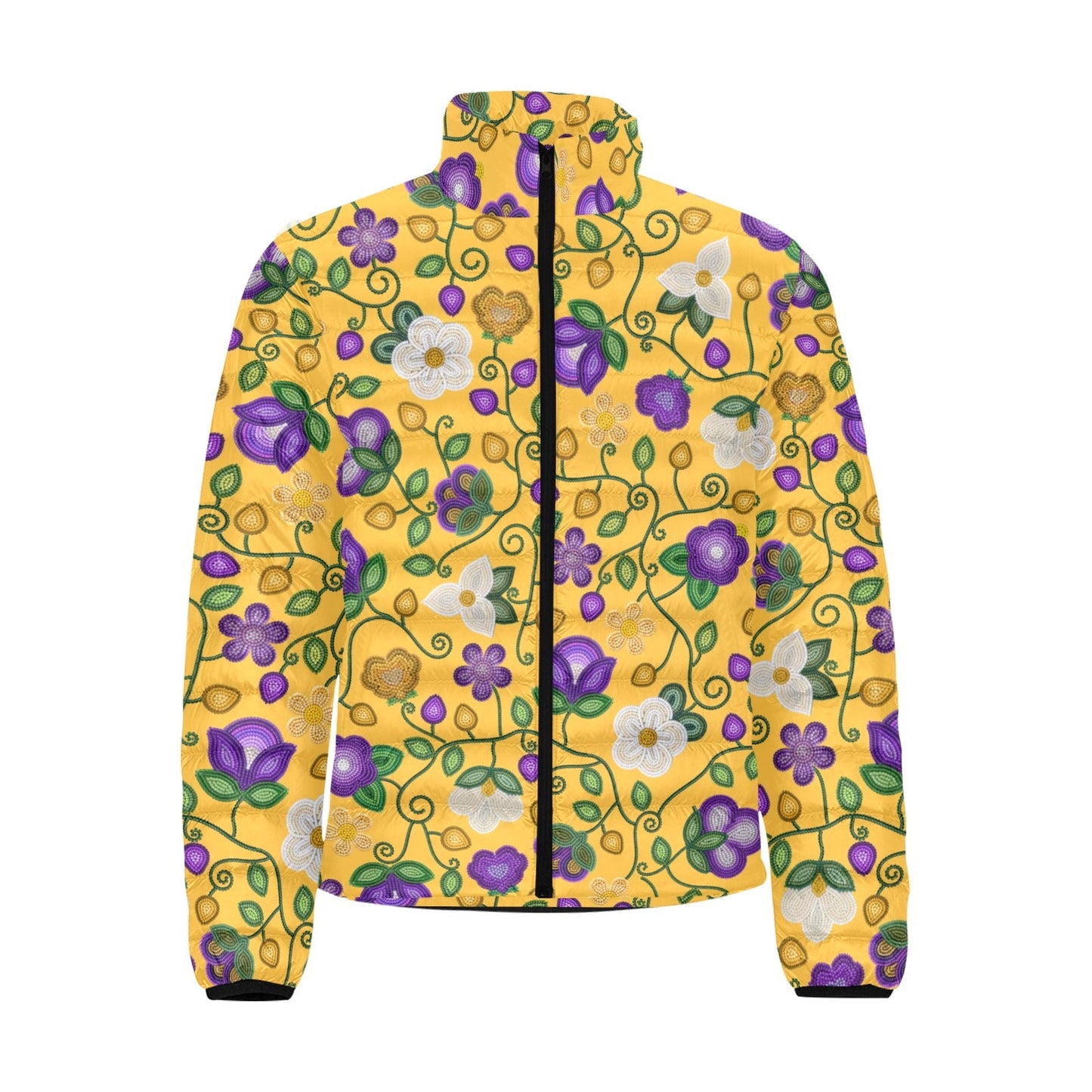 Midnight Moss Bloom Padded Jacket