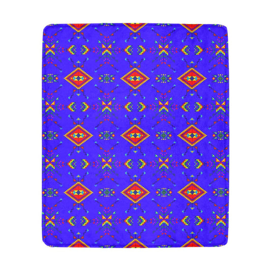 Buffalo Jump Blue Ultra-Soft Micro Fleece Blanket 50"x60"