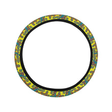 Load image into Gallery viewer, Sky Tomorrow Satin Steering Wheel Cover with Elastic Edge
