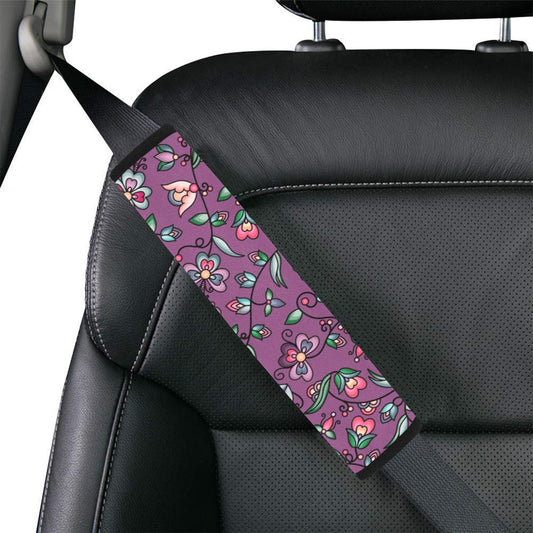 Amber Evening Garland Purple Seat Belt Cover