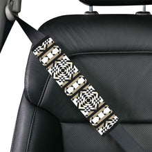 Load image into Gallery viewer, Black Rose Winter Canyon Car Seat Belt Cover
