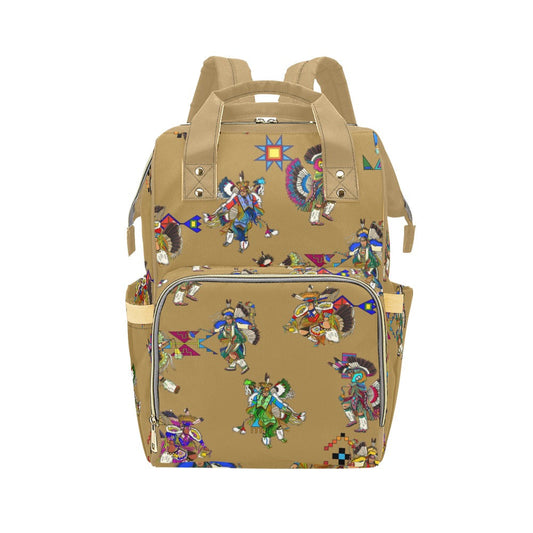 Men's Fancy Dancers Earth Multi-Function Diaper Backpack