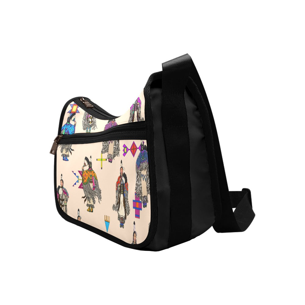 Women's Tradish Dancers  Muslin Crossbody Bag