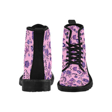 Load image into Gallery viewer, Purple Floral Amour Boots
