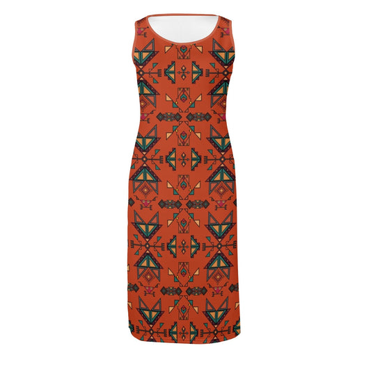 Arrow Dawn Orange Phaedra Dress