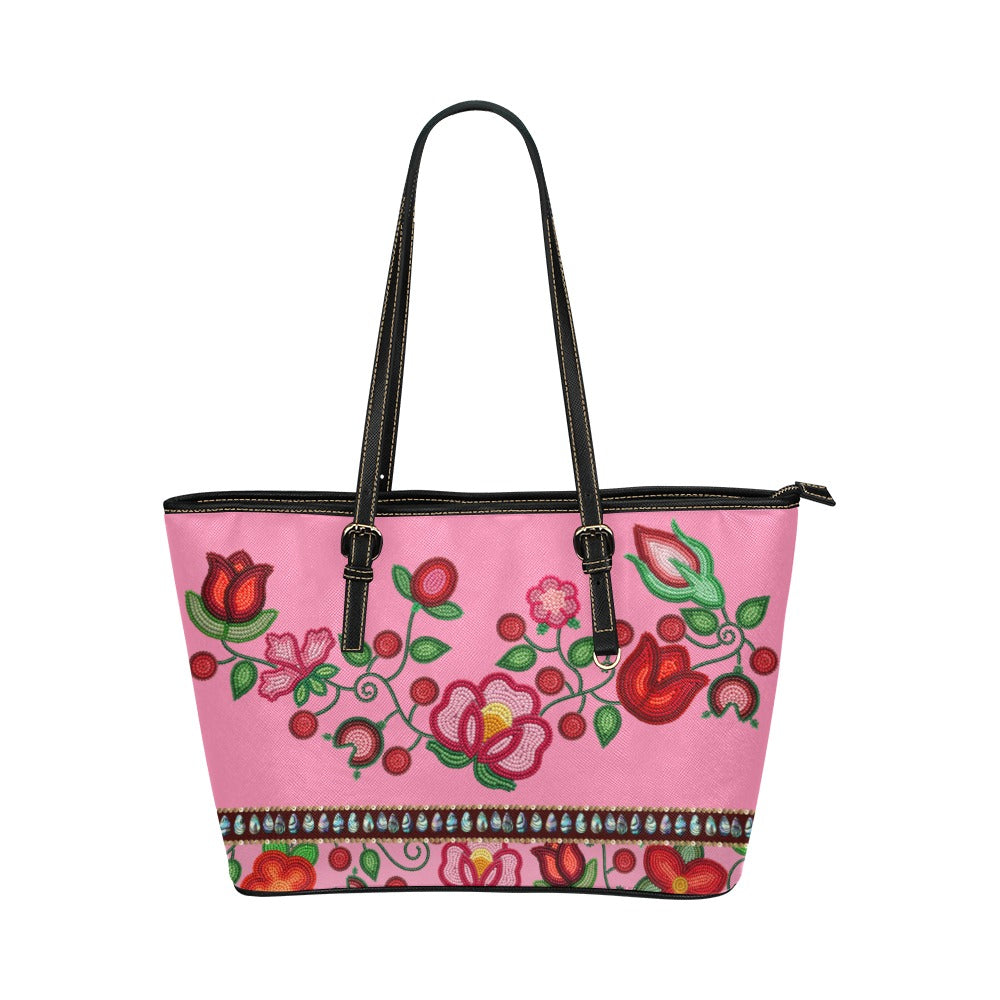 Rose Reverie Leather Tote