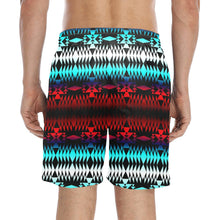 Load image into Gallery viewer, In Between Two Worlds Men&#39;s Mid-Length Beach Shorts
