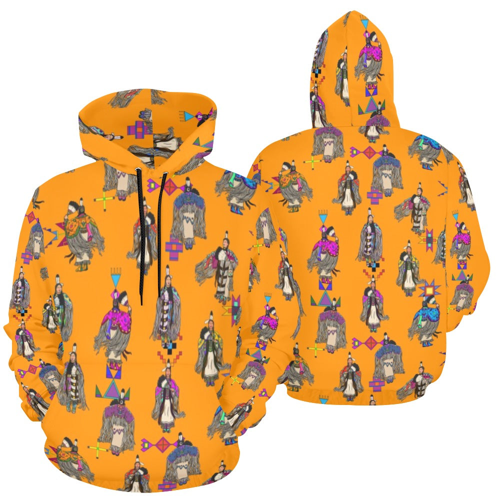 Women's Tradish Dancers Orange Hoodie for Women