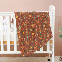 Load image into Gallery viewer, Fire Bloom Shade Baby Blanket 30&quot;x40&quot; Baby Blanket 30&quot;x40&quot; e-joyer 
