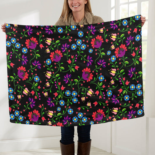 Fleur Indigine Large Baby Blanket