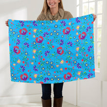 Load image into Gallery viewer, Fleur Indigine Ciel Baby Blanket 30&quot;x40&quot; Baby Blanket 30&quot;x40&quot; e-joyer 
