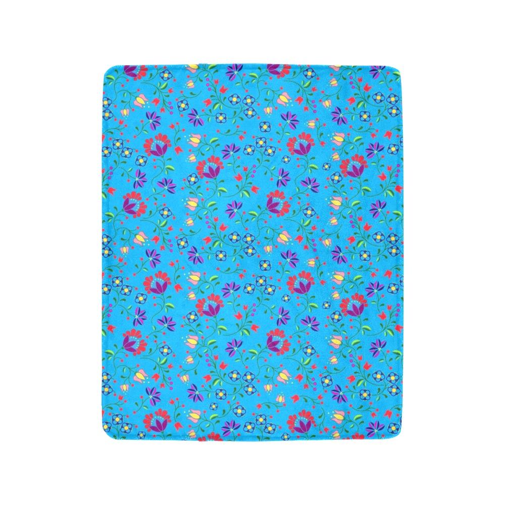 Fleur Indigine Ultra-Soft Micro Fleece Blanket 40"x50"