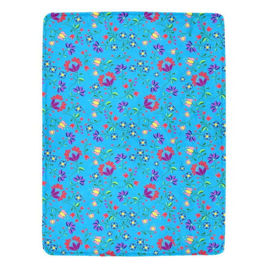 Fleur Indigine X-Large Micro Fleece Blanket