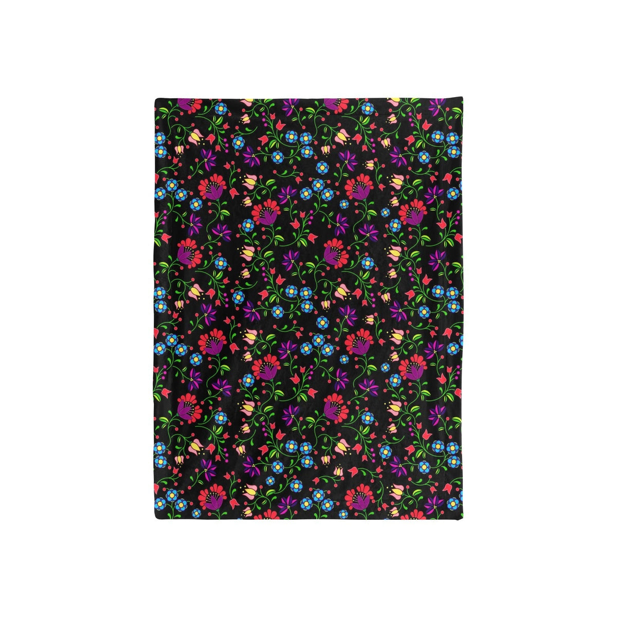 Fleur Indigine Large Baby Blanket by 49 Dzine (image 3)