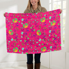 Load image into Gallery viewer, Fleur Indigine Rouge Baby Blanket 30&quot;x40&quot; Baby Blanket 30&quot;x40&quot; e-joyer 
