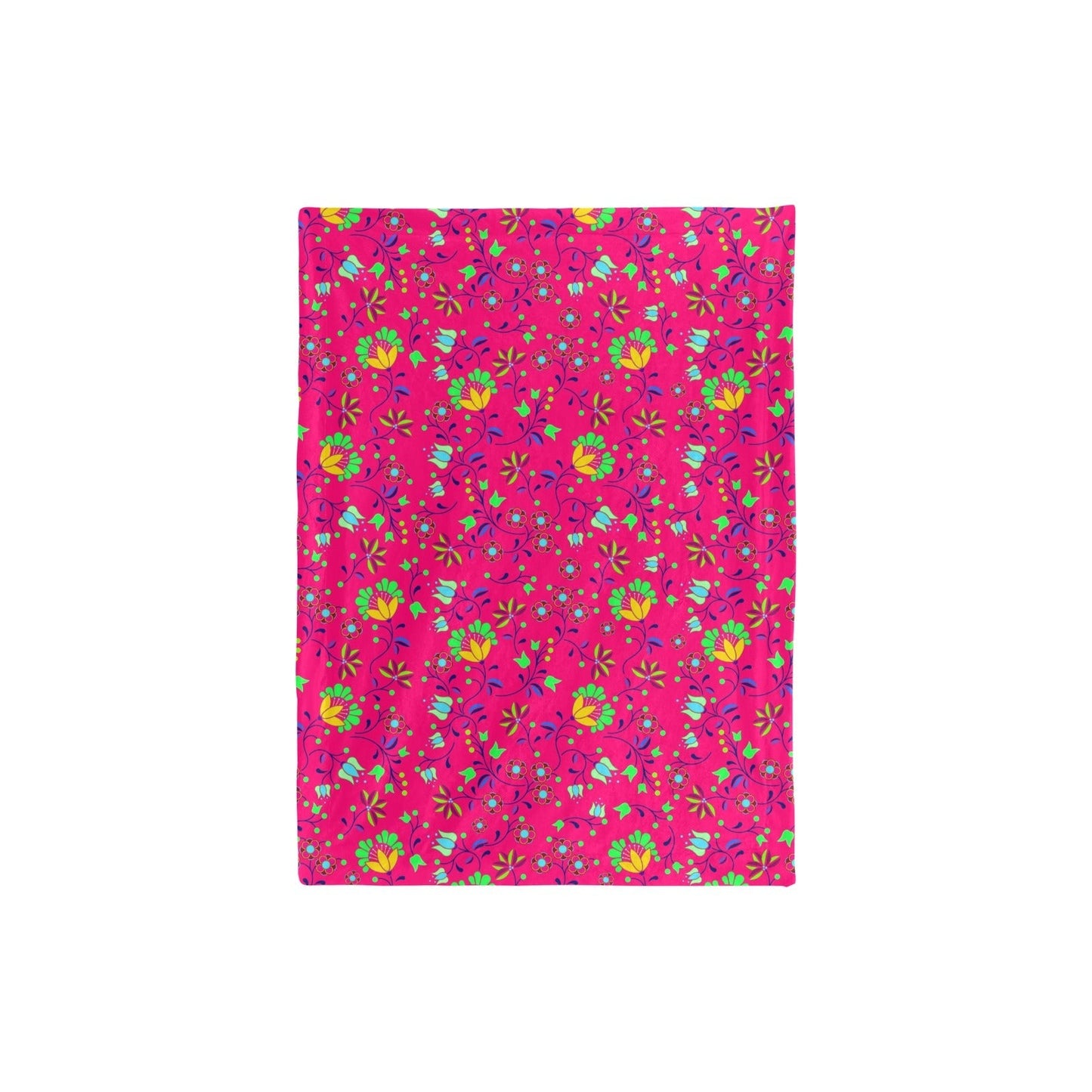 Fleur Indigine Rouge Baby Blanket 30"x40" Baby Blanket 30"x40" e-joyer 