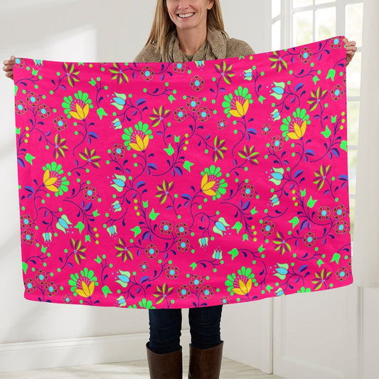 Fleur Indigine Rouge Baby Blanket 40"x50" Baby Blanket 40"x50" e-joyer 