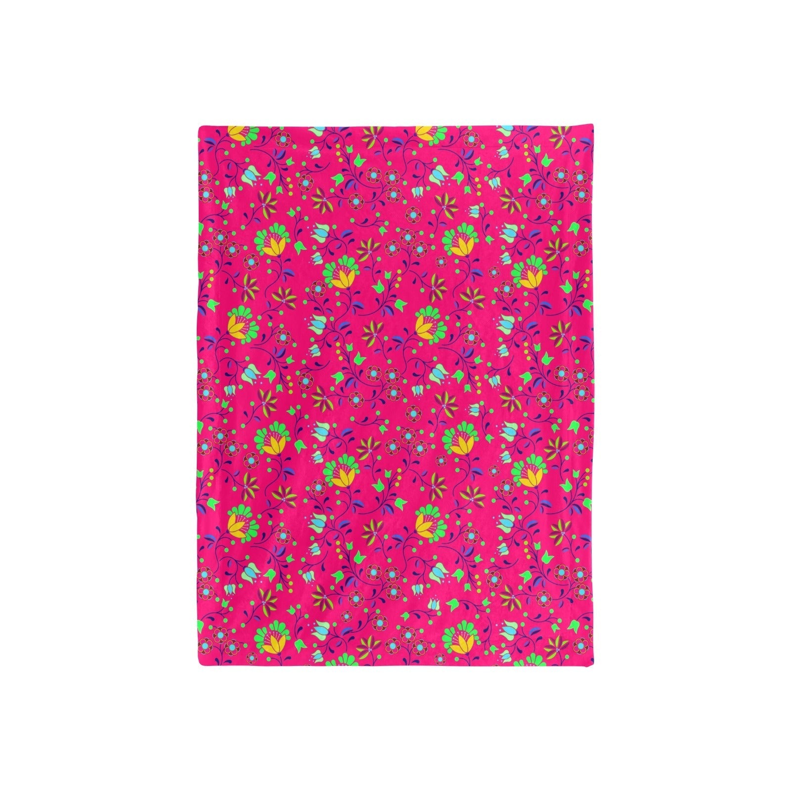 Fleur Indigine Rouge Baby Blanket 40"x50" Baby Blanket 40"x50" e-joyer 
