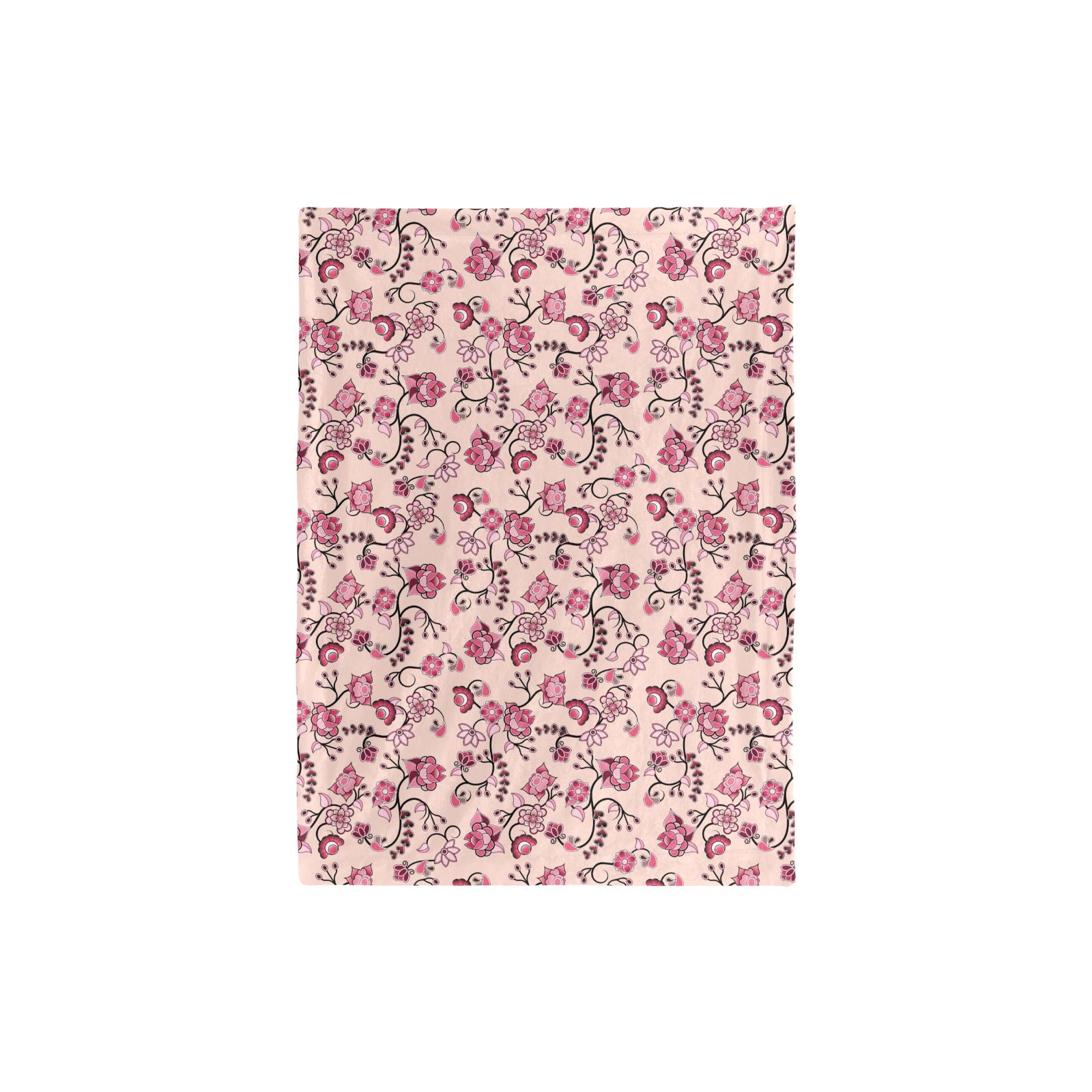 Floral Amour Baby Blanket 30"x40" Baby Blanket 30"x40" e-joyer 