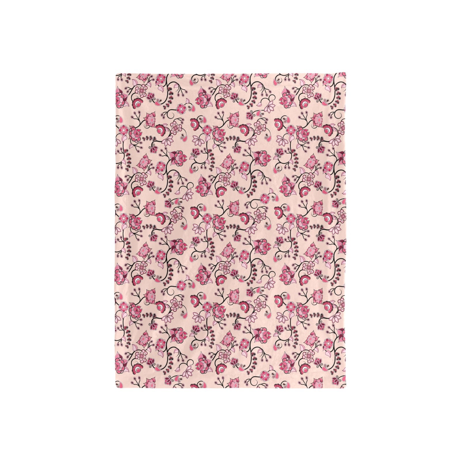 Floral Amour Baby Blanket 40"x50" Baby Blanket 40"x50" e-joyer 