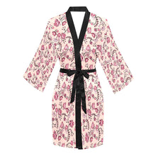 Load image into Gallery viewer, Floral Amour Long Sleeve Kimono Robe Long Sleeve Kimono Robe e-joyer 
