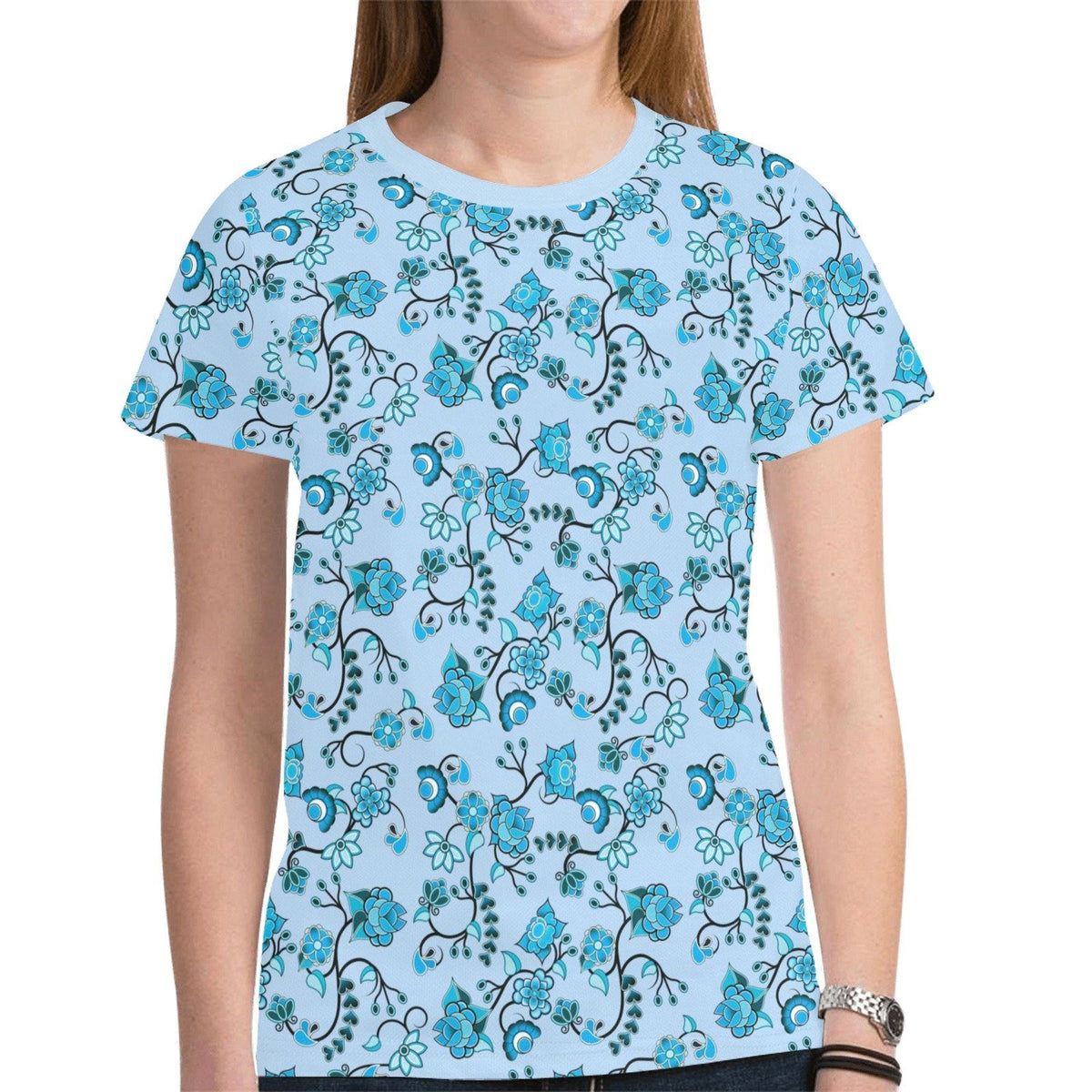 Floral Amour Tee – Women's T-Shirt by 49 Dzine (image 4)