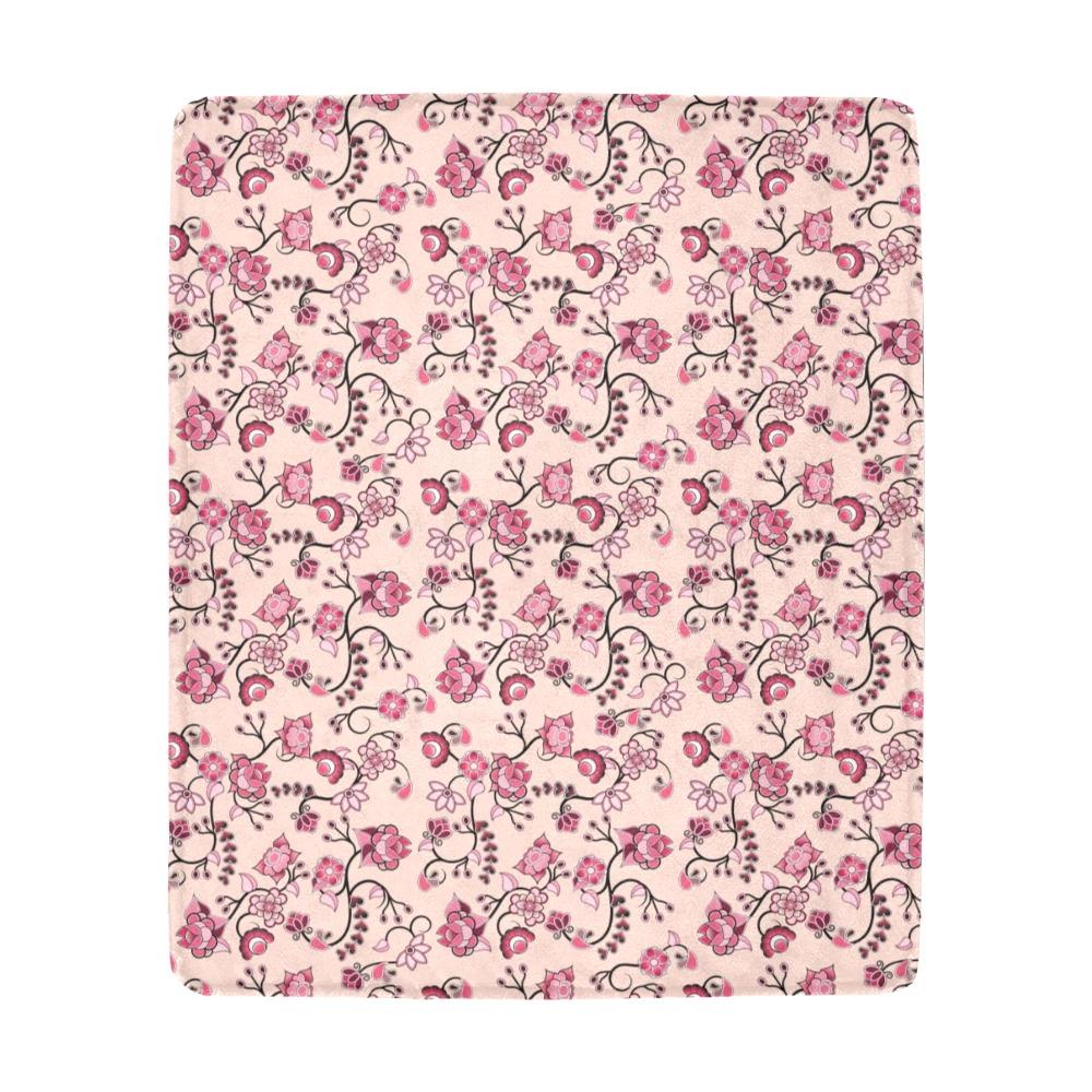 Floral Amour Large Micro Fleece Blanket