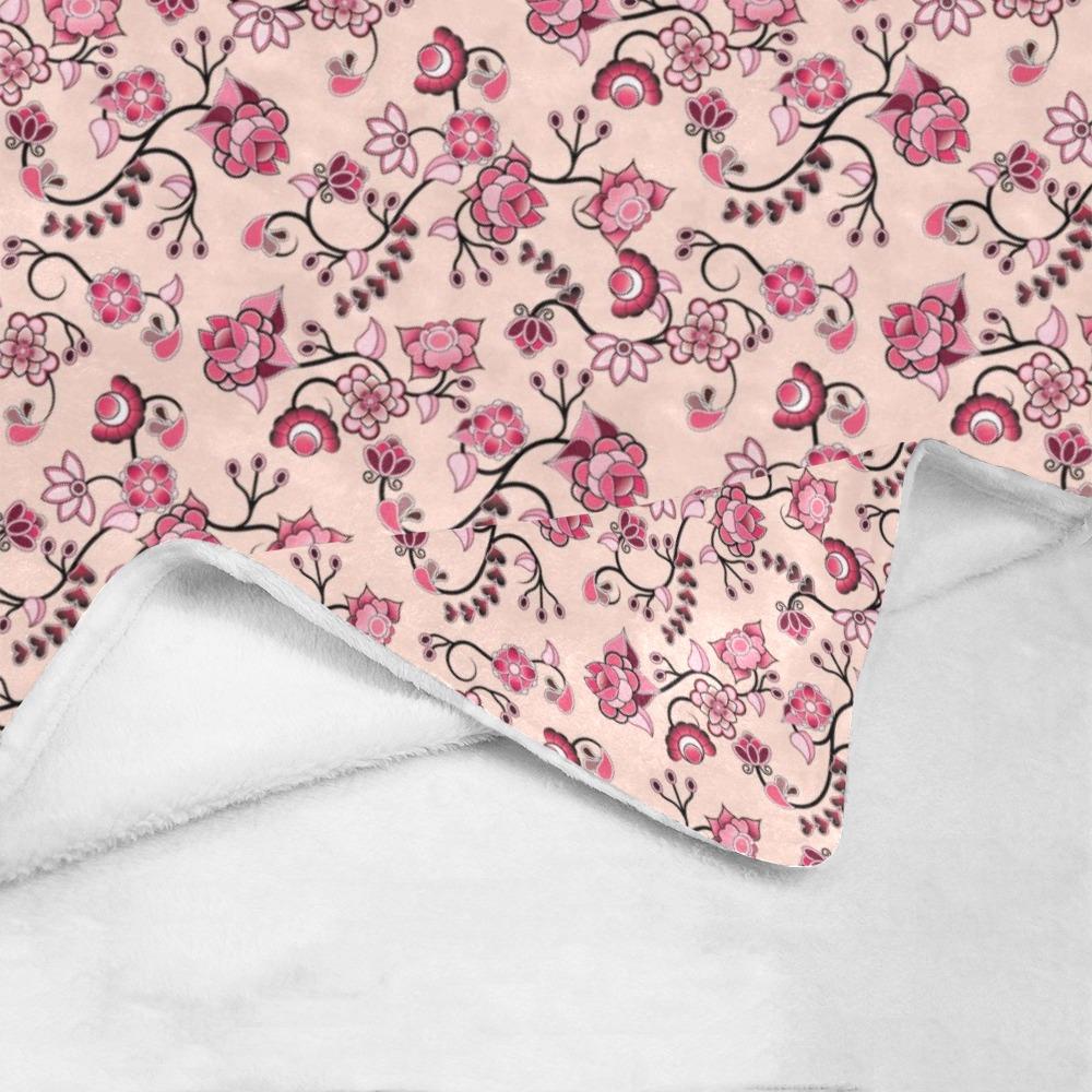 Floral Amour Ultra-Soft Micro Fleece Blanket 60"x80" Ultra-Soft Blanket 60''x80'' e-joyer 