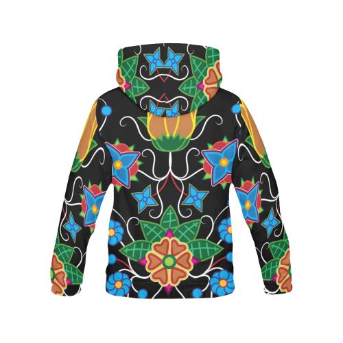 Floral Beadwork-02 Men's All Over Print Hoodie (USA Size) (Model H13) Hoodies e-joyer 