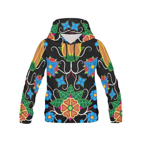 Floral Beadwork-02 Men's Hoodie by 49 Dzine