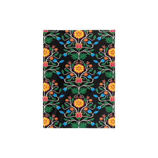 Floral Beadwork Small Baby Blanket