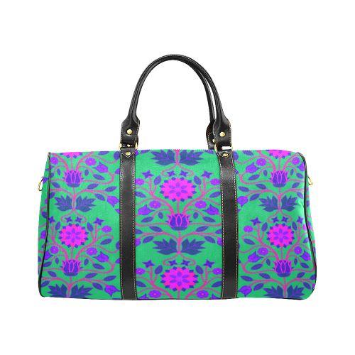 Floral Beadwork Large Travel Bag