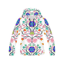 Load image into Gallery viewer, Floral Beadwork Four Clans White All Over Print Hoodie for Women (USA Size) (Model H13) All Over Print Hoodie for Women (H13) e-joyer 
