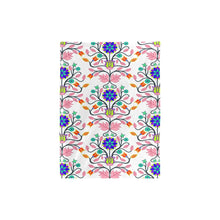 Load image into Gallery viewer, Floral Beadwork Four Clans White Baby Blanket 30&quot;x40&quot; Baby Blanket 30&quot;x40&quot; e-joyer 
