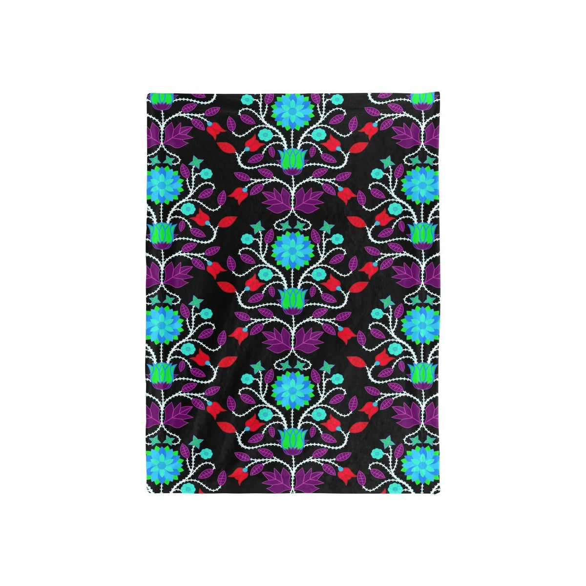 Floral Beadwork Four Clans Winter Large Baby Blanket by 49 Dzine (image 3)