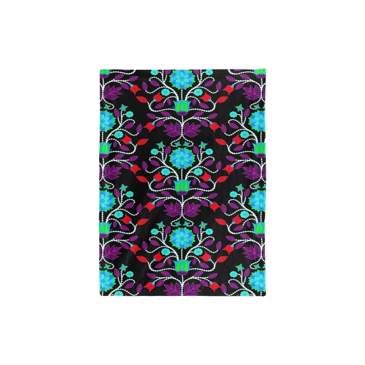 Floral Beadwork Four Clans Winter Small Baby Blanket by 49 Dzine (image 3)