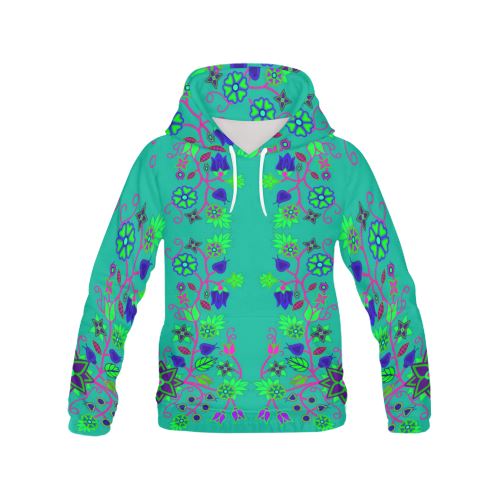 Floral Beadwork Seven Clans Deep Lake All Over Print Hoodie for Men (USA Size) (Model H13) All Over Print Hoodie for Men (H13) e-joyer 