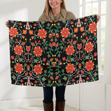 Load image into Gallery viewer, Floral Beadwork Six Bands Baby Blanket 30&quot;x40&quot; Baby Blanket 30&quot;x40&quot; e-joyer 
