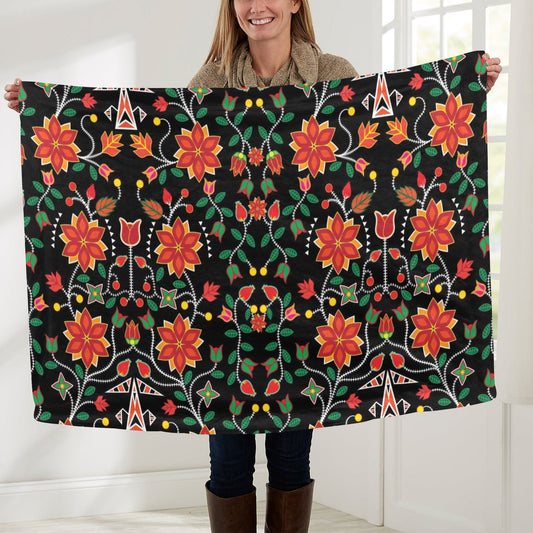 Floral Beadwork Six Bands Baby Blanket 40"x50" Baby Blanket 40"x50" e-joyer 