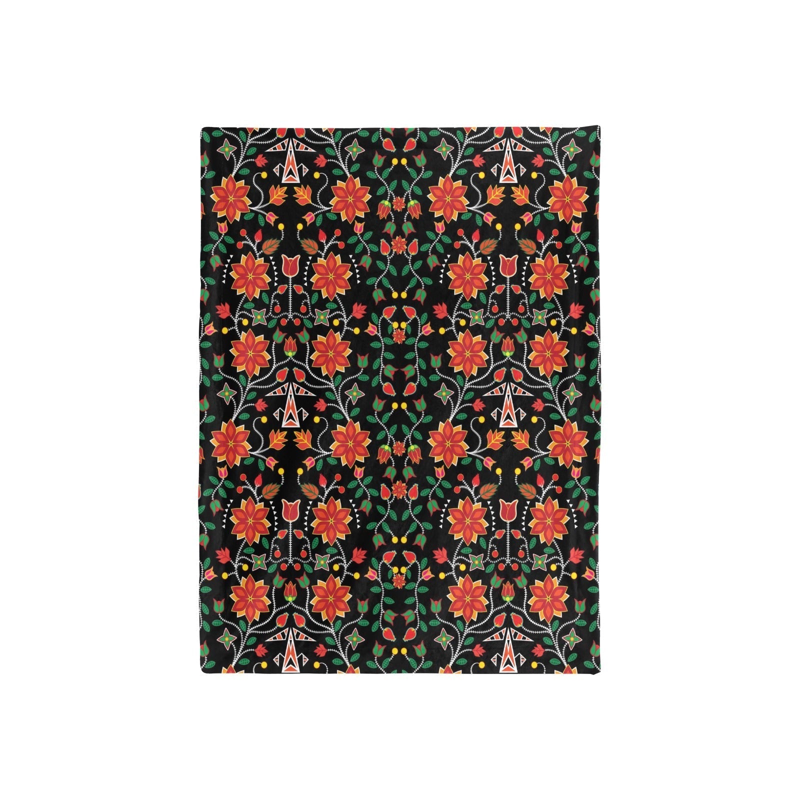 Floral Beadwork Six Bands Baby Blanket 40"x50" Baby Blanket 40"x50" e-joyer 