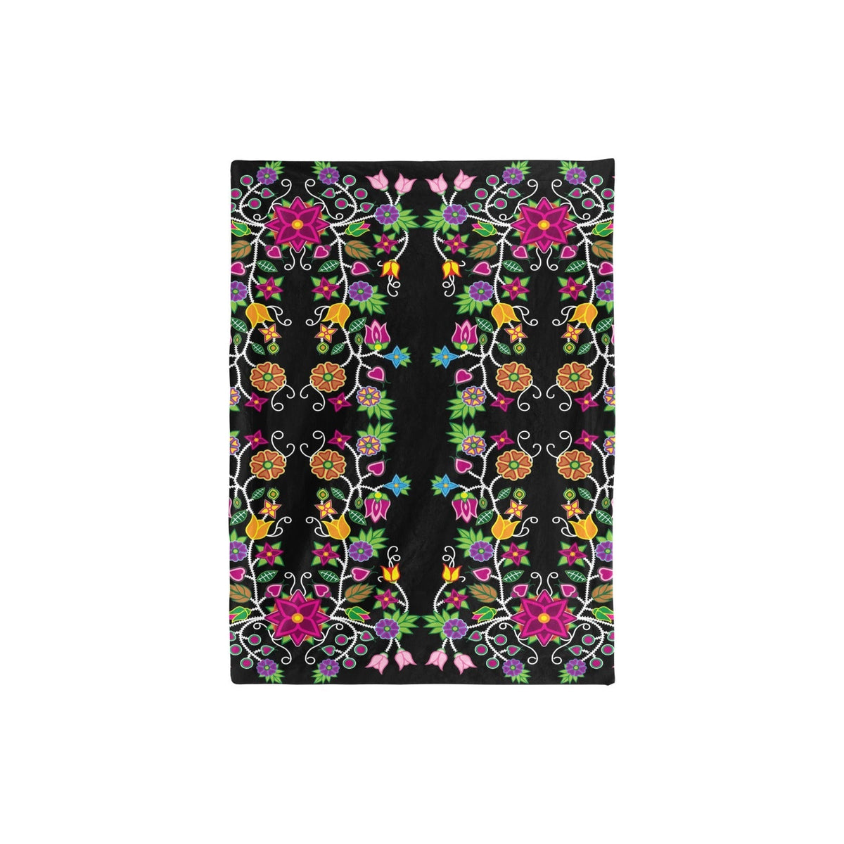 Floral Beadwork Small Baby Blanket by 49 Dzine (image 3)