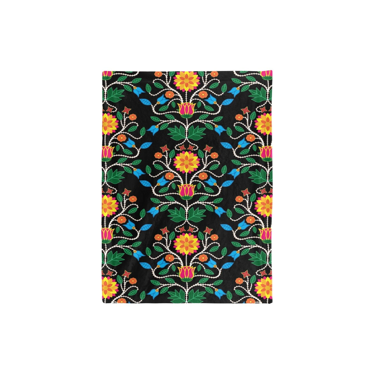 Floral Beadwork Small Baby Blanket by 49 Dzine (image 5)