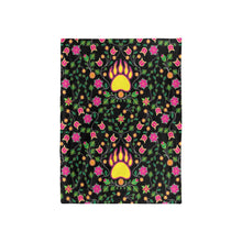 Load image into Gallery viewer, Floral Bearpaw Pink and Yellow Baby Blanket 40&quot;x50&quot; Baby Blanket 40&quot;x50&quot; e-joyer 
