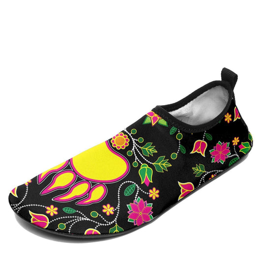 Floral Bearpaw Kid's Sockamoccs