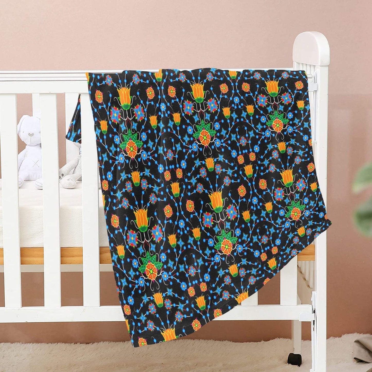 Floral Damask Baby Blanket 40"x50" Baby Blanket 40"x50" e-joyer 