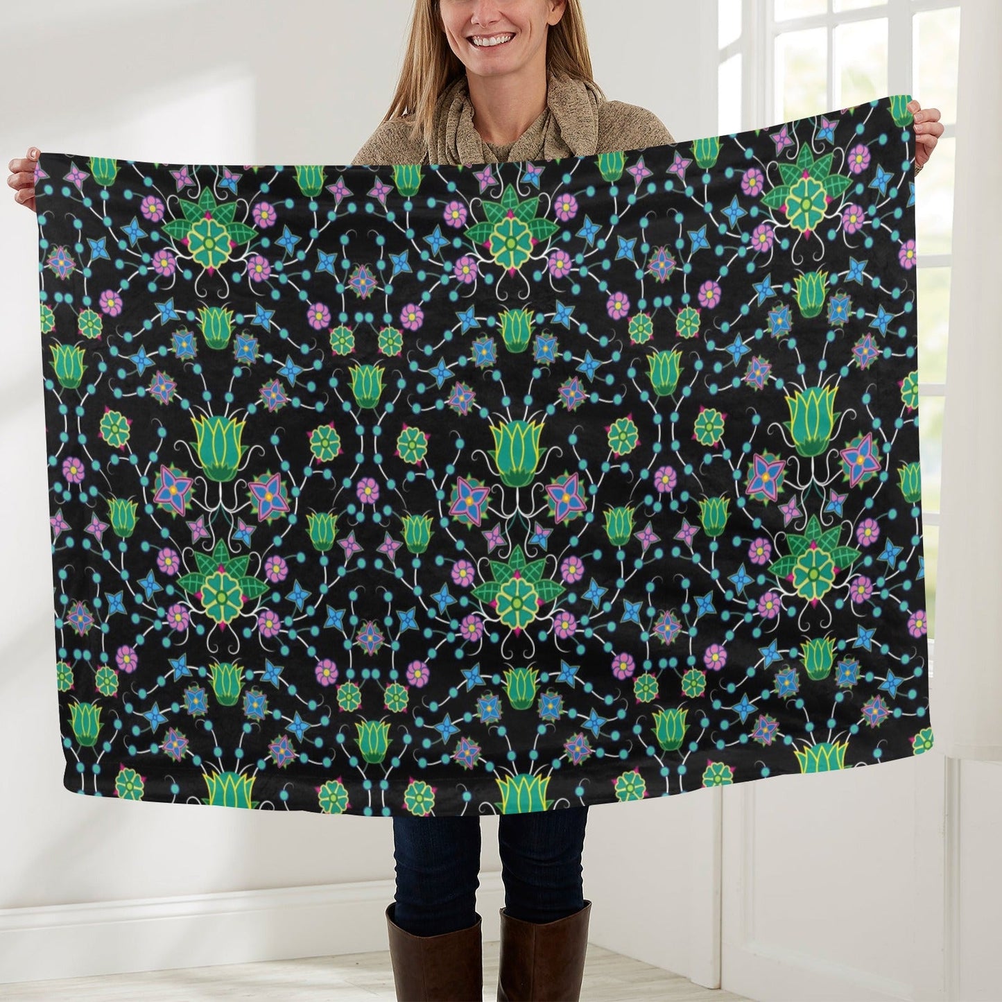 Floral Damask Garden Baby Blanket 40"x50" Baby Blanket 40"x50" e-joyer 