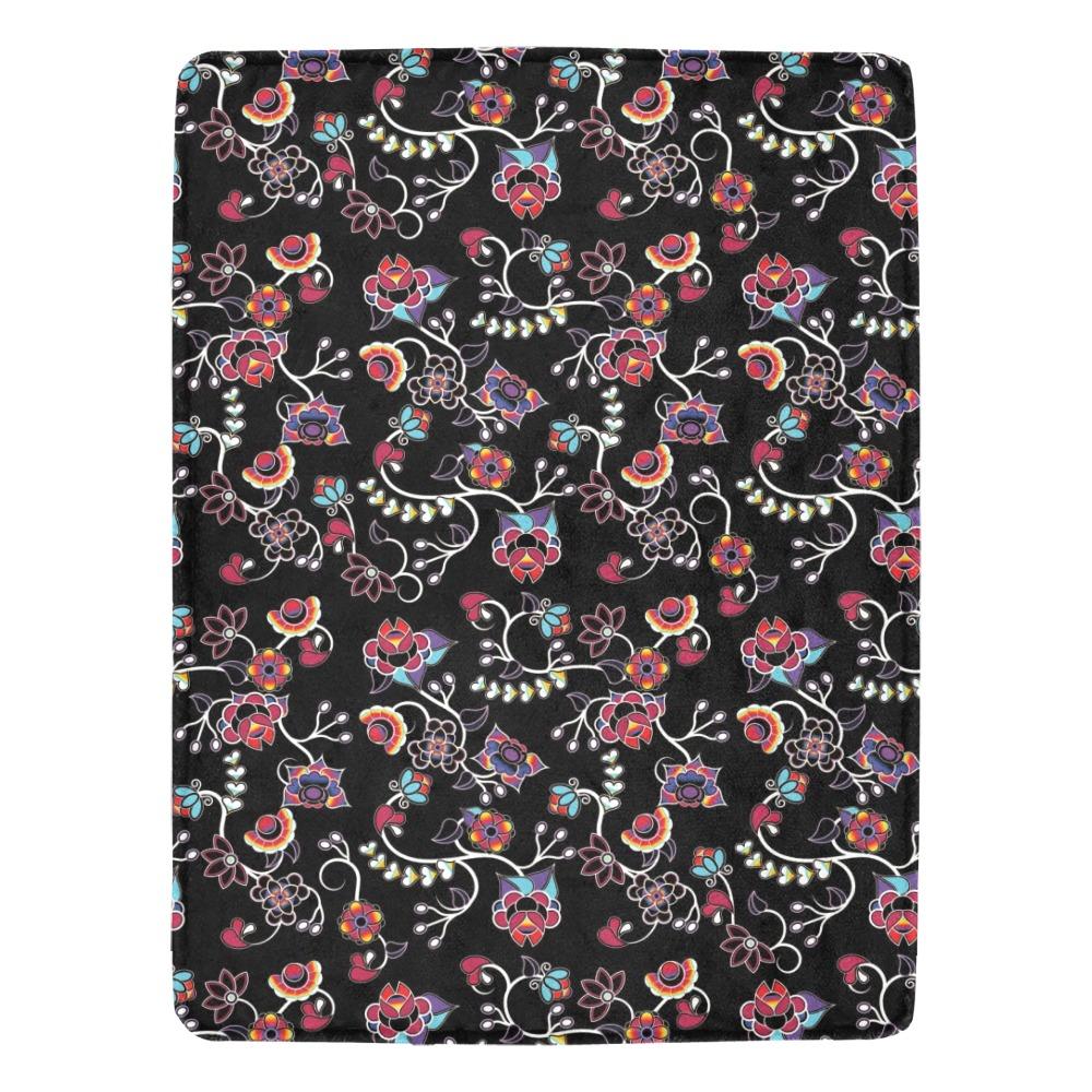 Floral Danseur Ultra-Soft Micro Fleece Blanket 60"x80" Ultra-Soft Blanket 60''x80'' e-joyer 