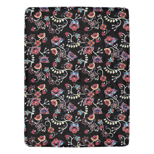 Floral Danseur Ultra-Soft Micro Fleece Blanket 60"x80" Ultra-Soft Blanket 60''x80'' e-joyer 