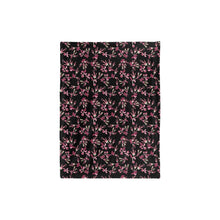 Load image into Gallery viewer, Floral Green Black Baby Blanket 30&quot;x40&quot; Baby Blanket 30&quot;x40&quot; e-joyer 
