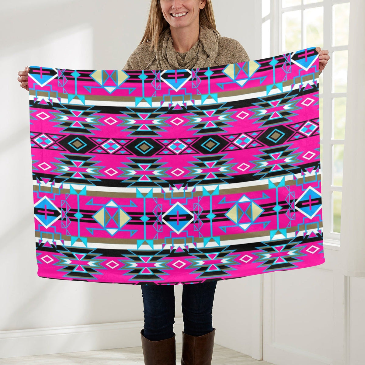 Force of Nature Sunset Storm Small Baby Blanket by 49 Dzine